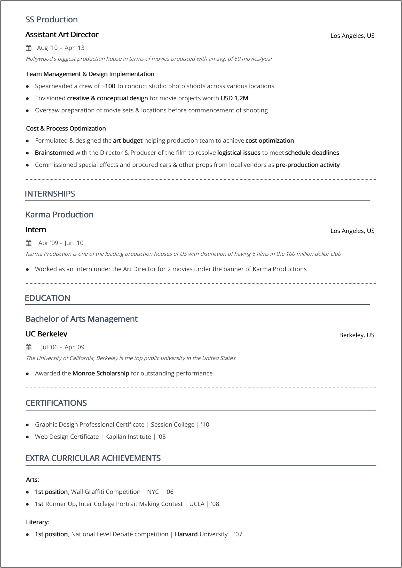 Job On Resume Split Into Two Pages
