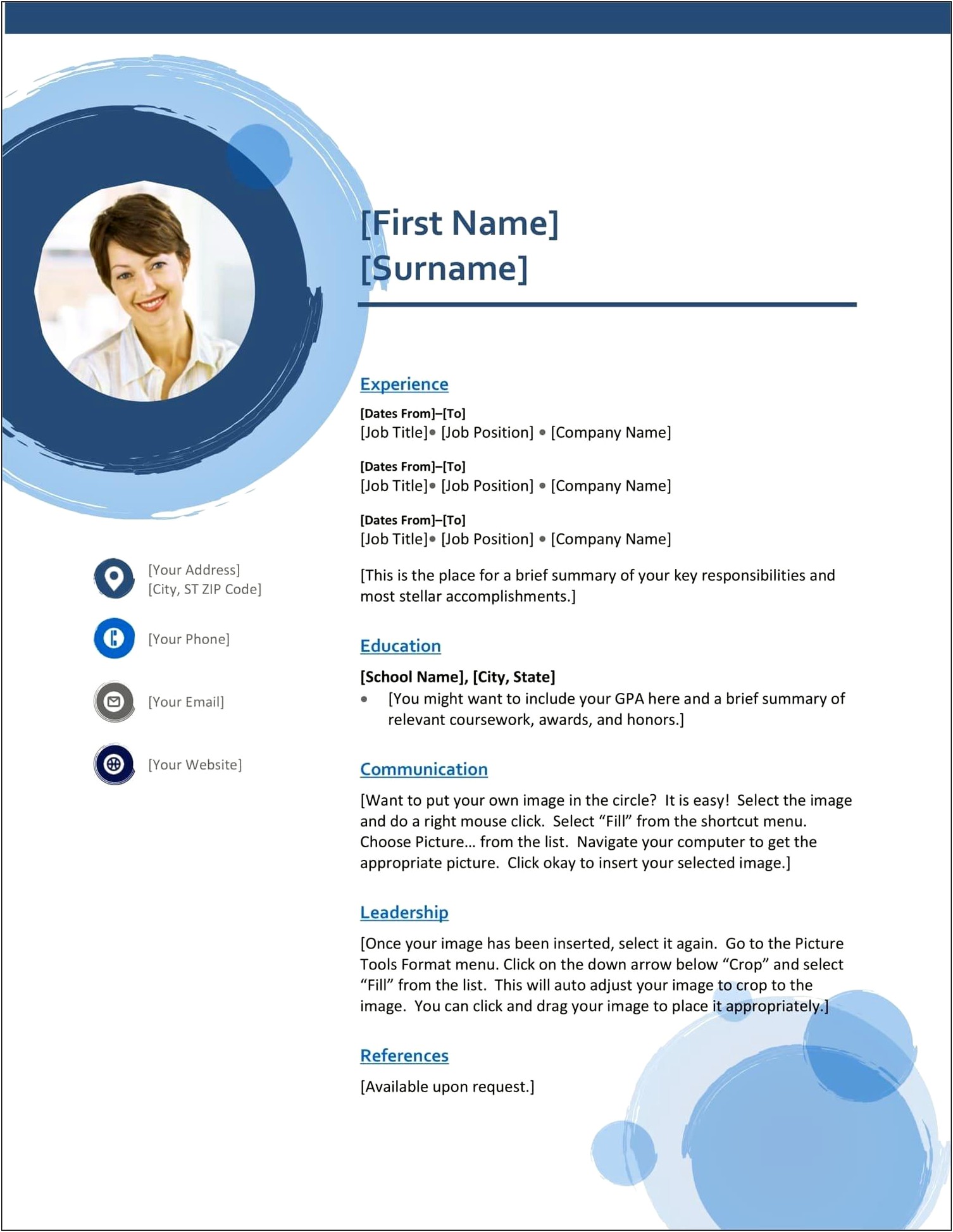 Job Resume That I Can Copy And Paste