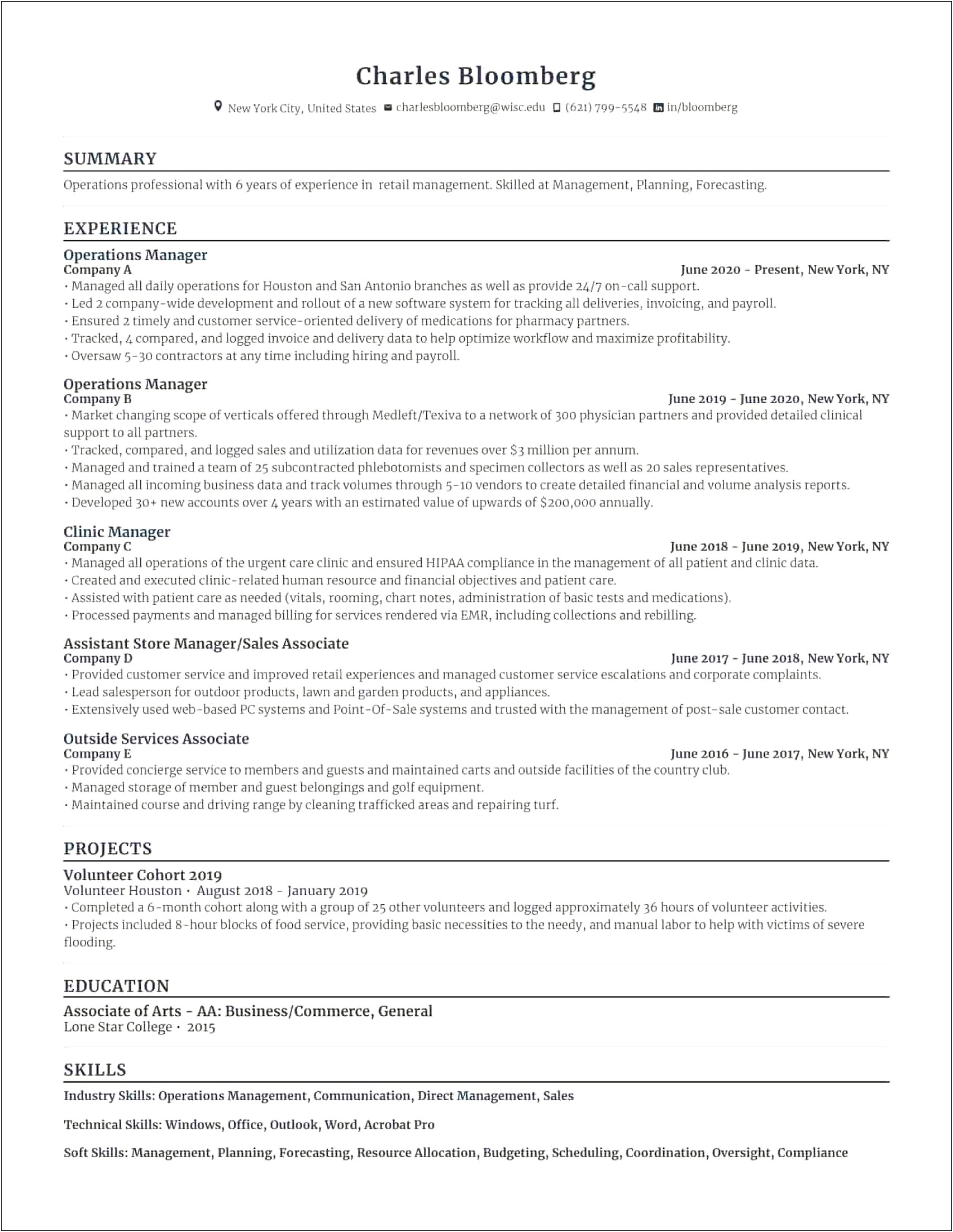 Lawn And Garden Salesperson Job Description Resume