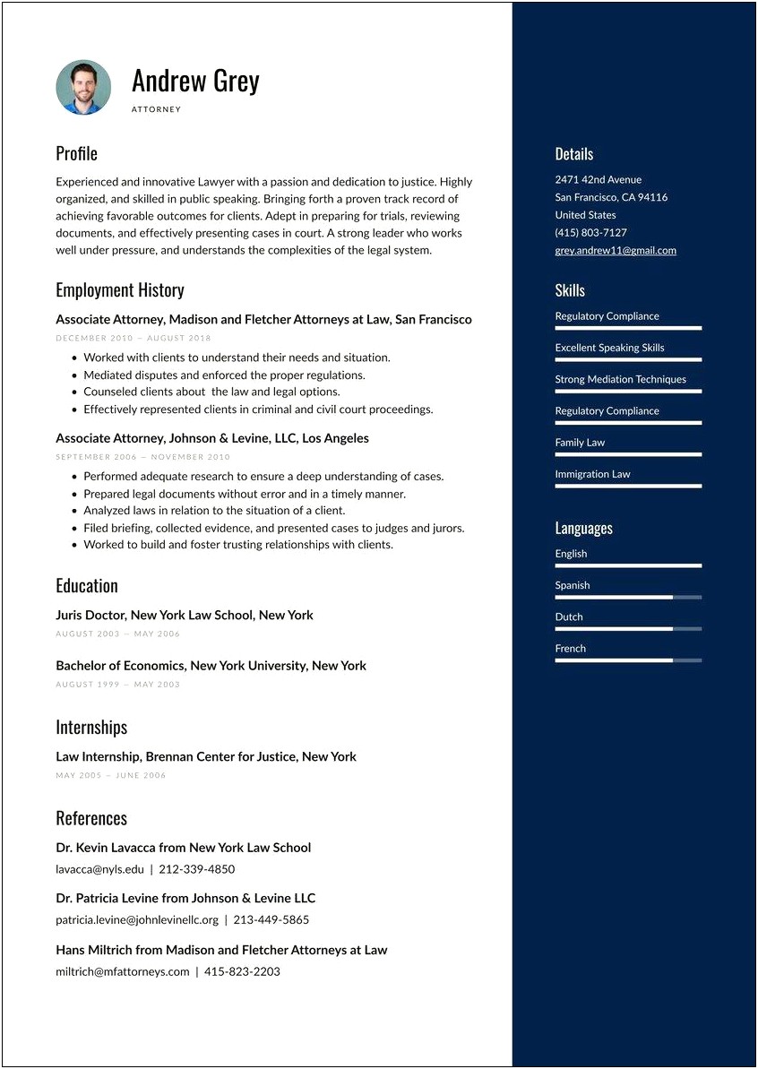 Lawyer Sole Practitioner Resume Template Microsoft Word