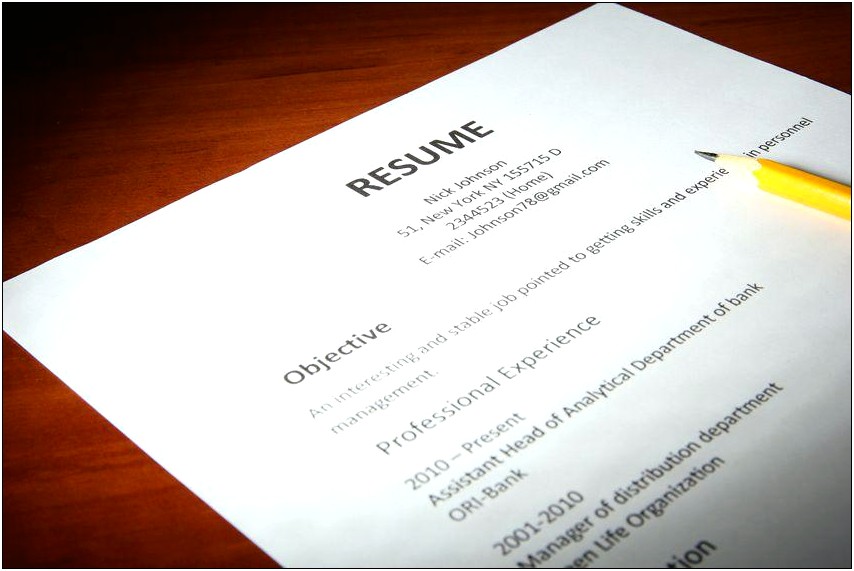 Life Experience Skills Section Of Resume