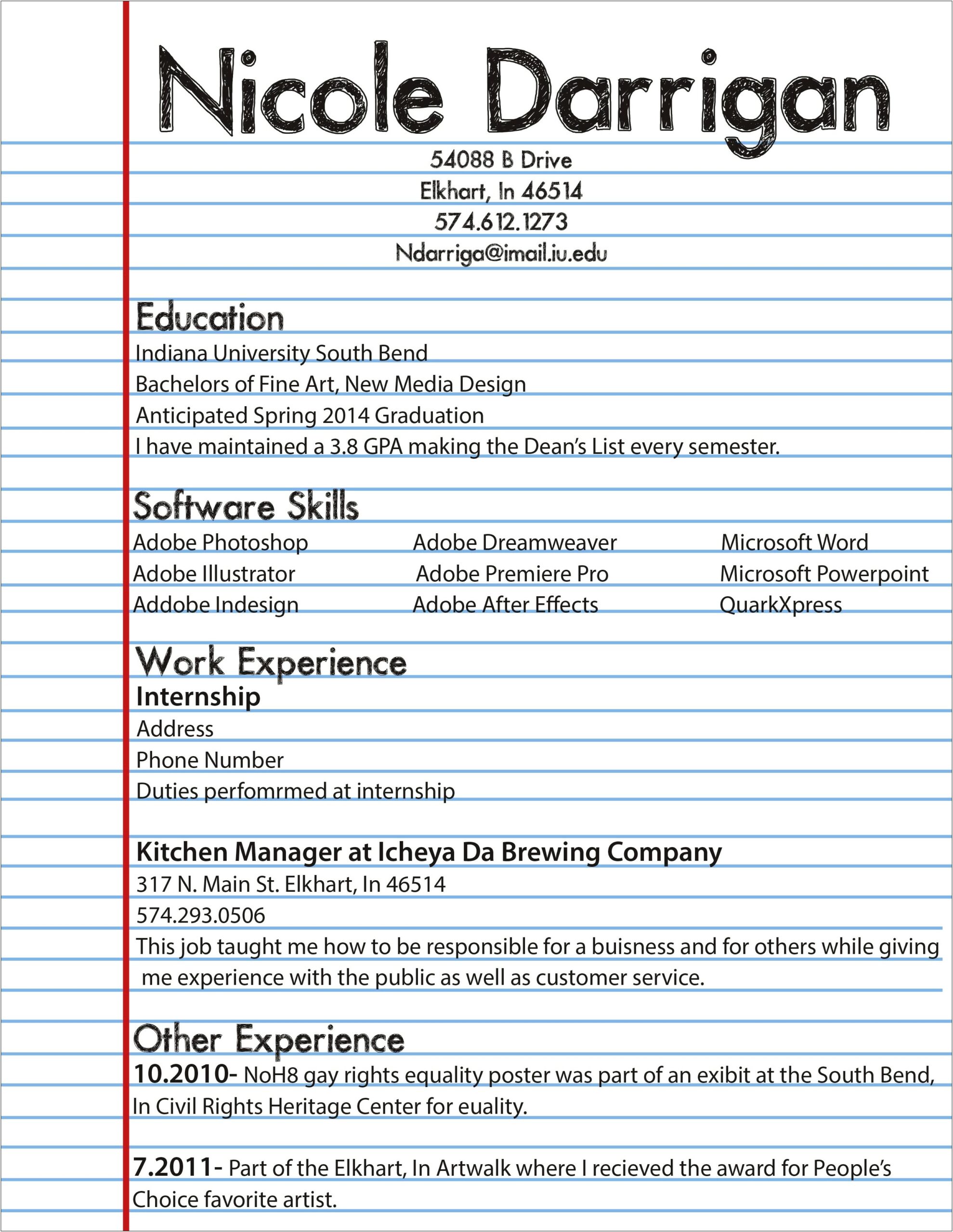 List Education Or Experience First On Resume