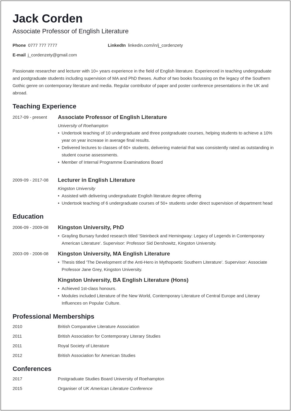 List Of Academic Skills For Resume