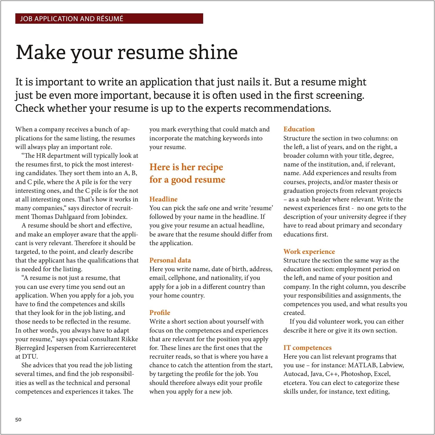 Listing Skills On Resume Is Important Because