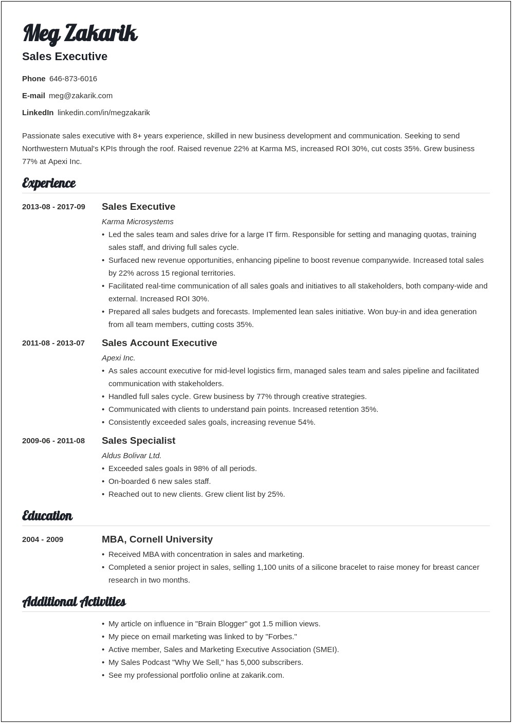 Listing Two Experiences At Same Company On Resume
