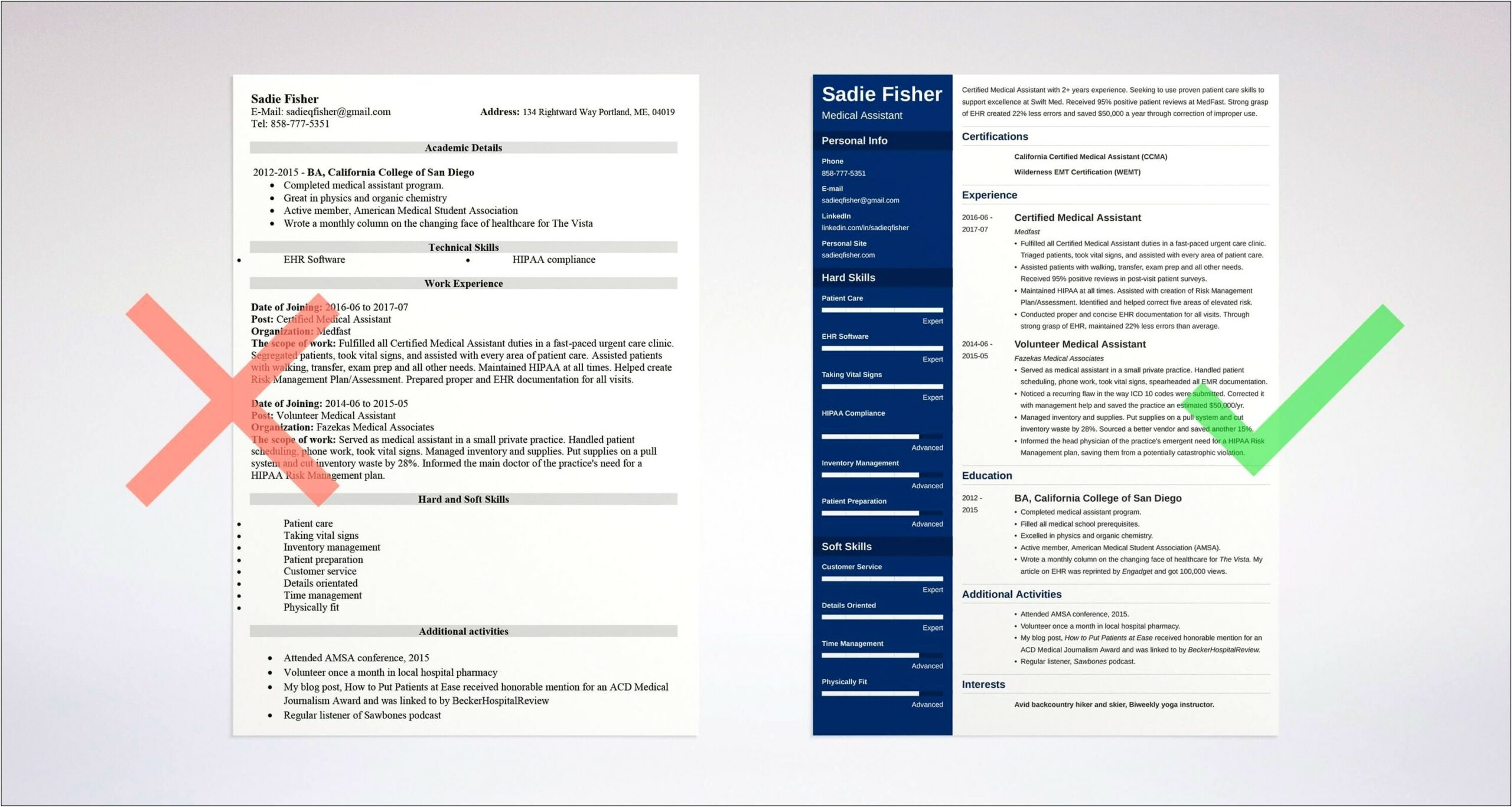 Medical Assistant Resume Examples Entry Level