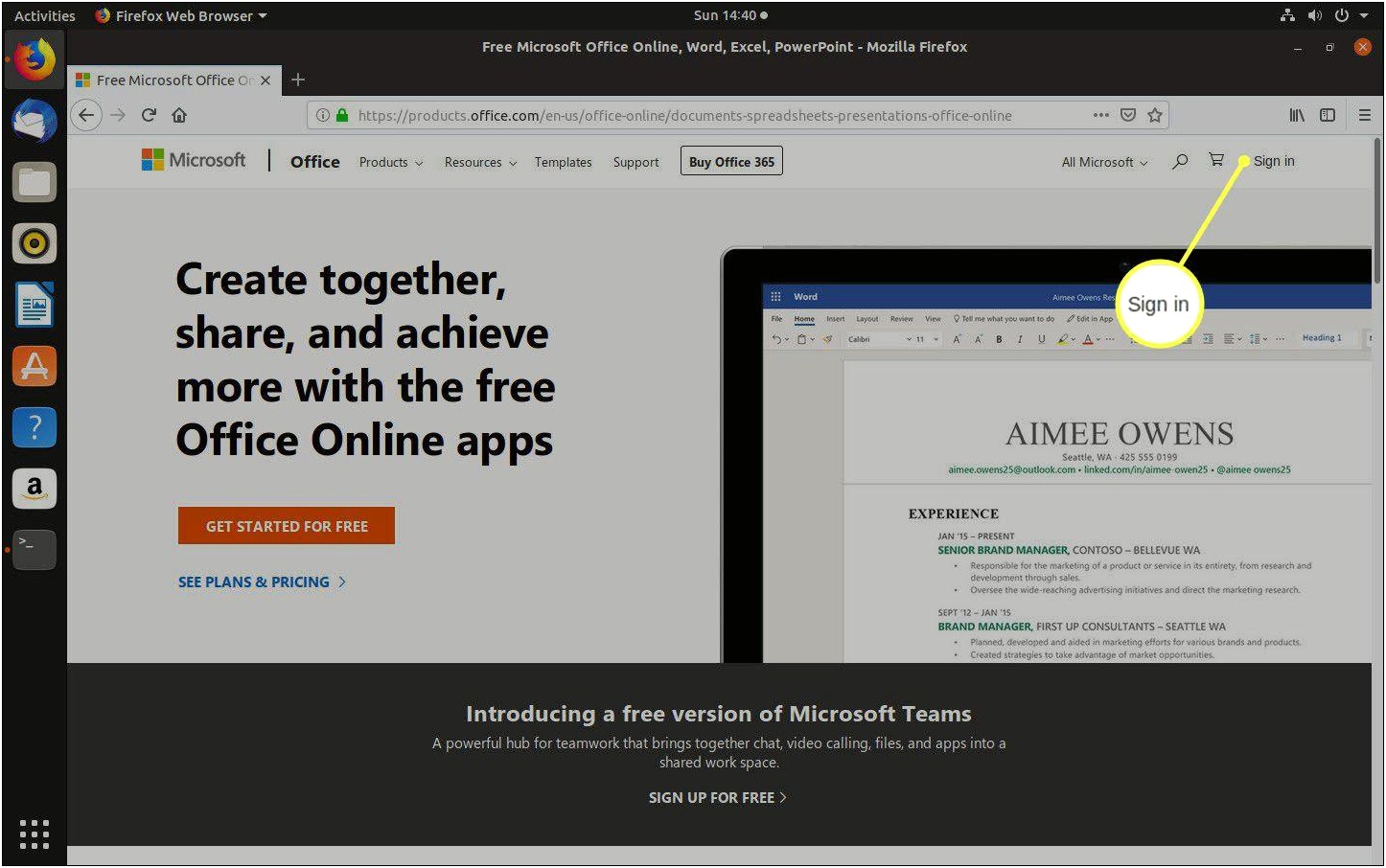 Microsoft Office Online Free Resume Templates