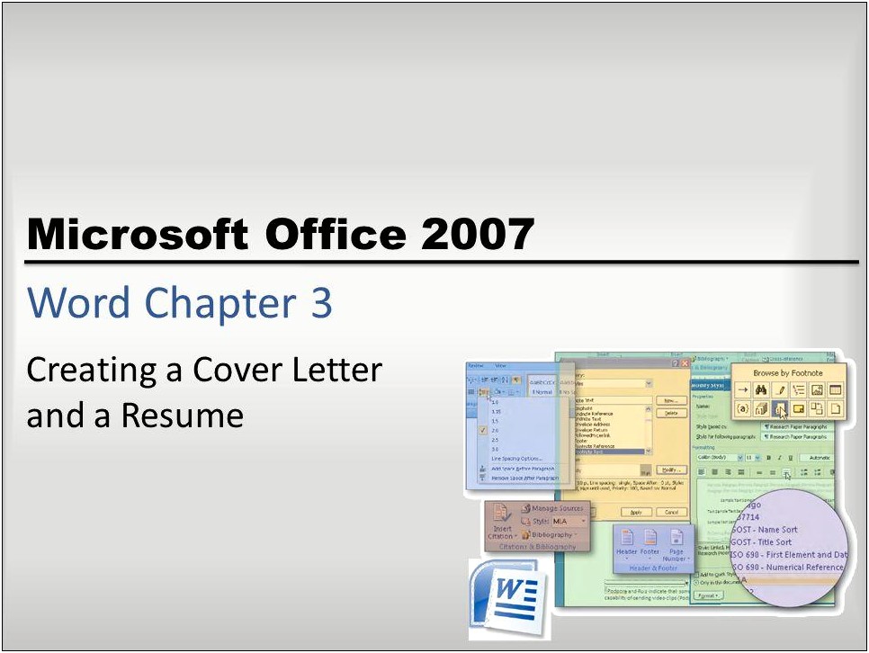 Microsoft Office Word 2007 Resume Templates