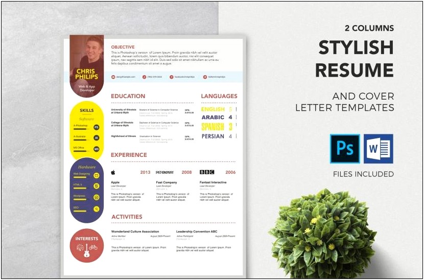 Microsoft Word Resume Cover Letter Template Free