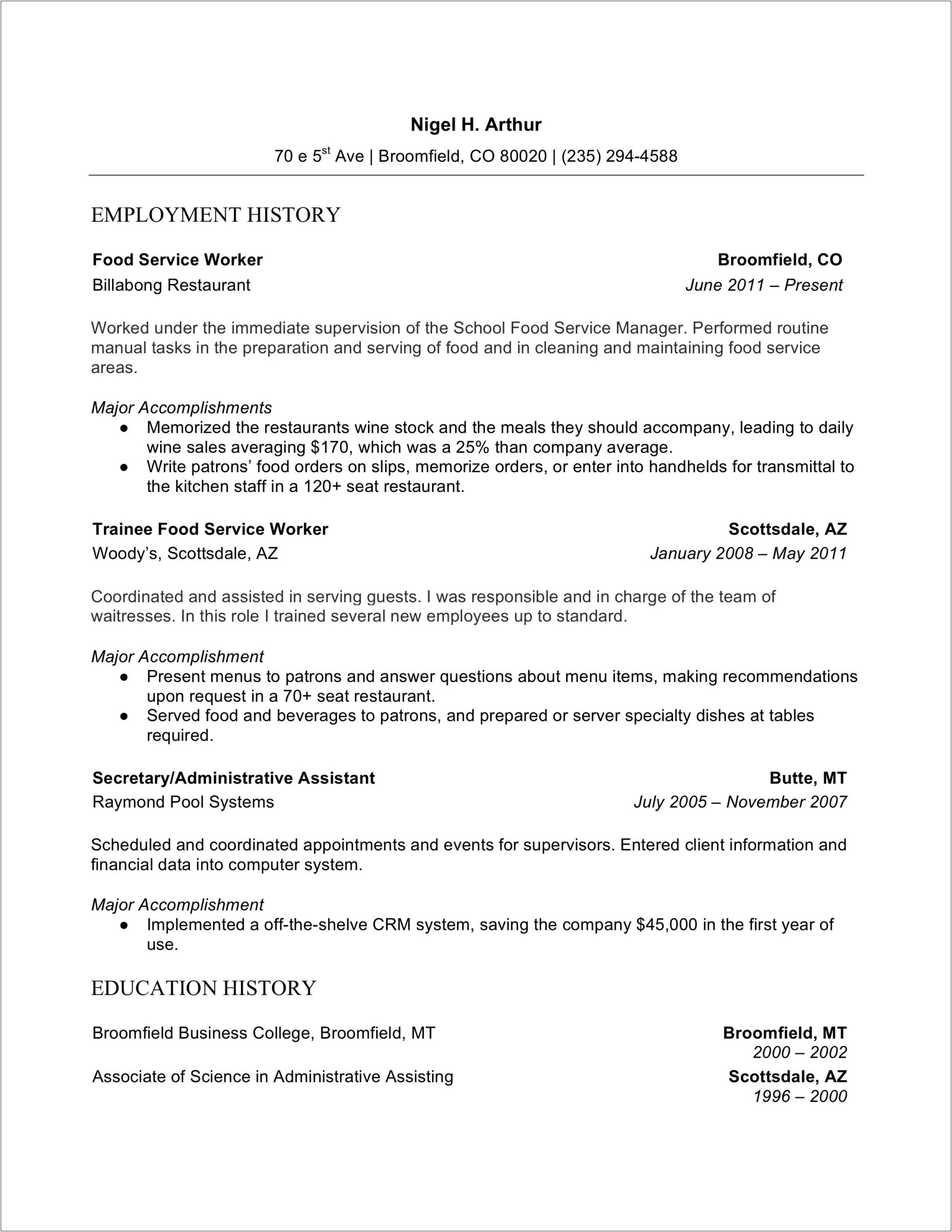 Microsoft Word Resume Template 2007 Download