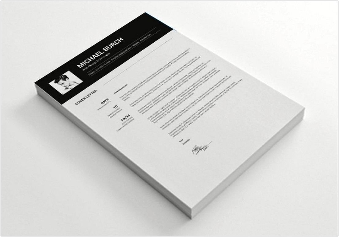Microsoft Word Template Cover Letter For Resume
