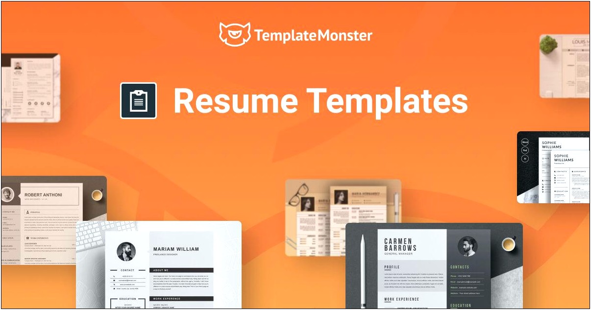 Minimalist Portfolio & Resume After Effects Template Free Download