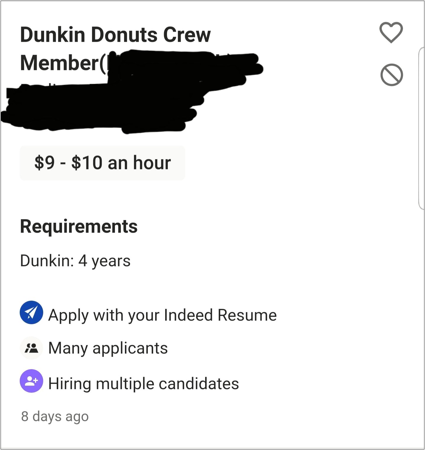 Minimum Years On Resume At A Job