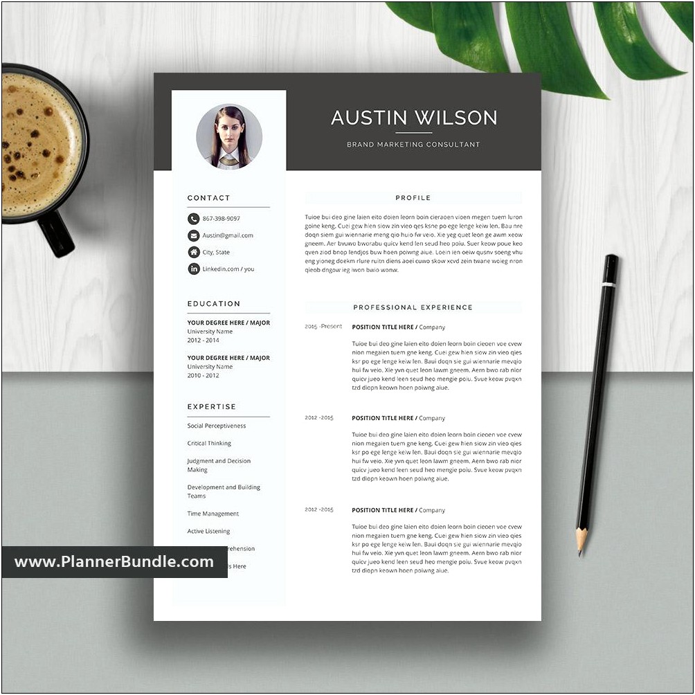 Ms Word It Support Resume Template