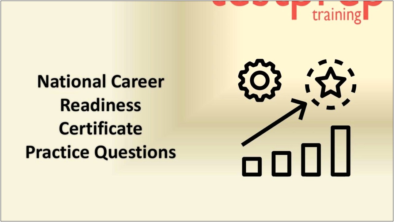 National Career Readiness Certificate Worth Putting On Resume