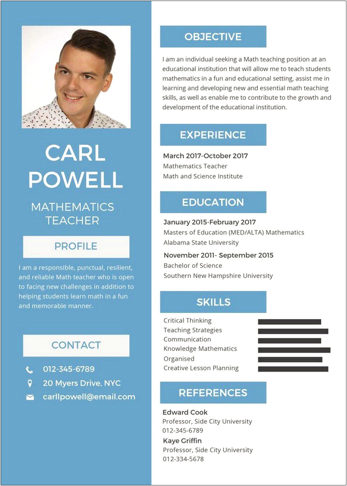 New Resume Format 2015 In Word