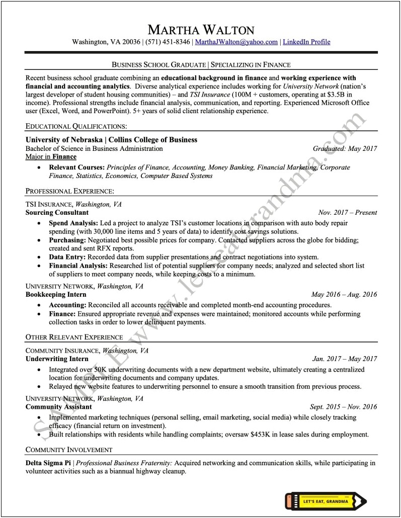 No Experience Resume Examples Yahoo Answers