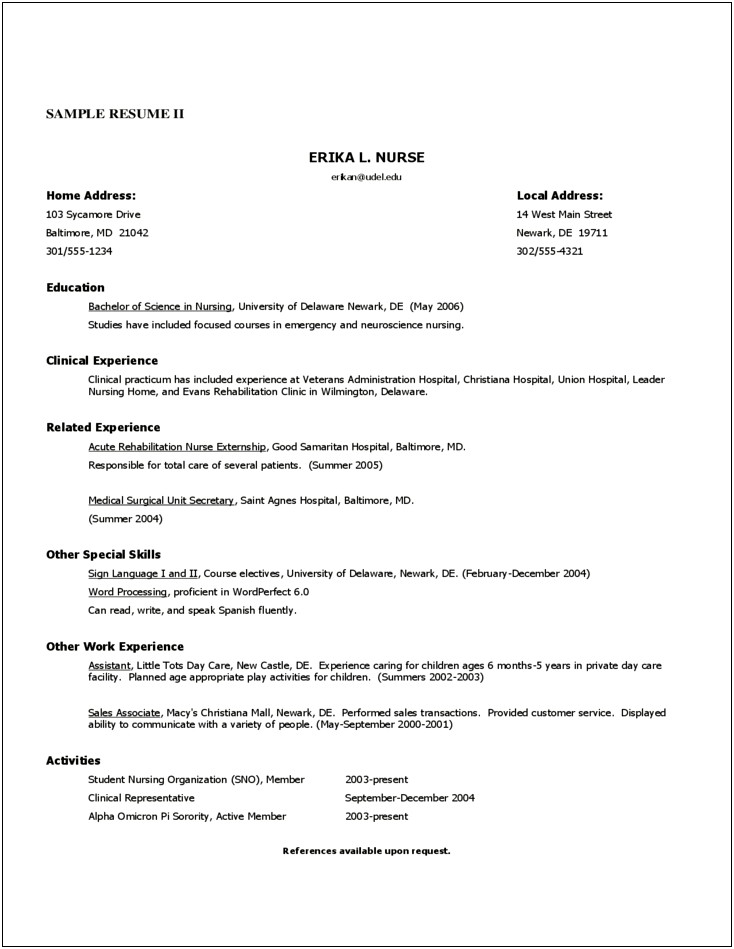 Nursing Home Rn Job Description Resume