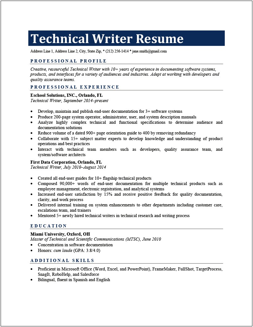 Objective In Resume For Fresh Graduate Hrm