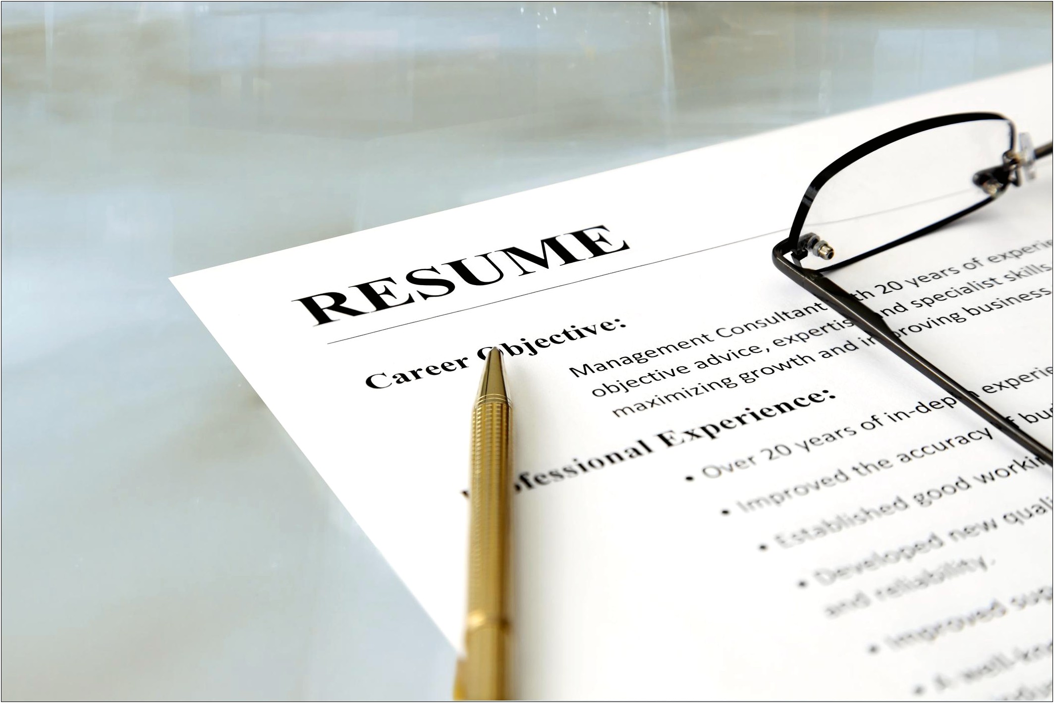 Objective In Resume For Senior Management Position