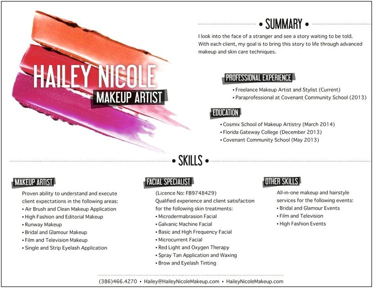 Objective Of An Art Therapy Major On Resume