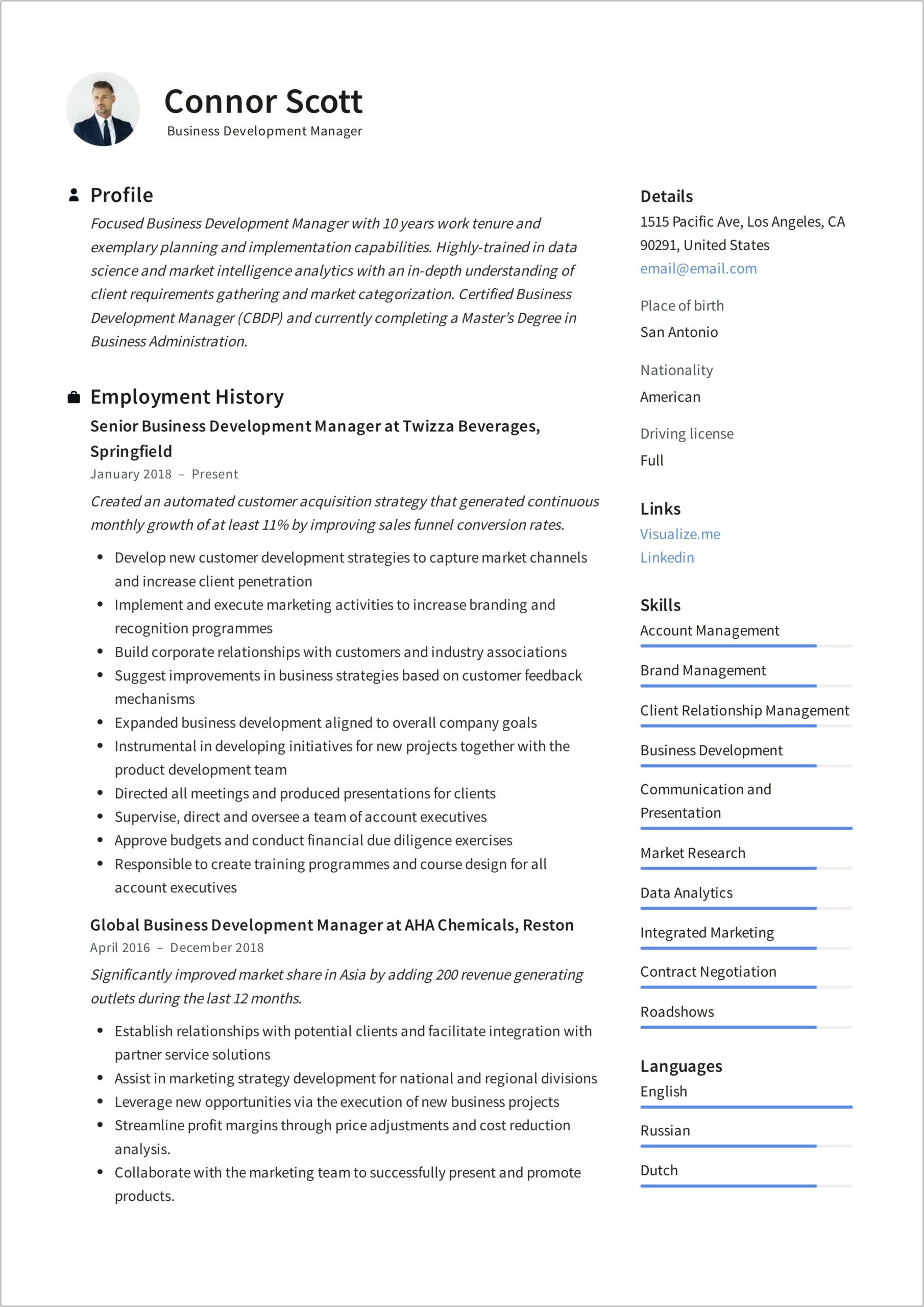 Objective Of Customer Relationship Manager Resume