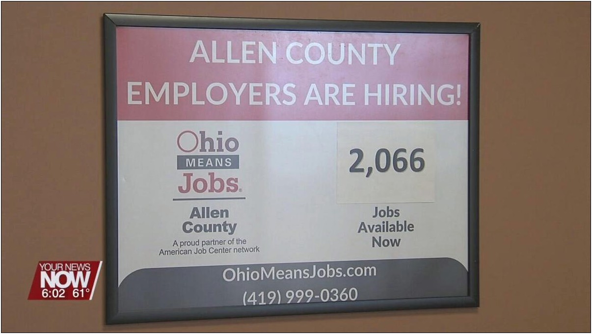 Ohio Means Jobs Make Resume Active