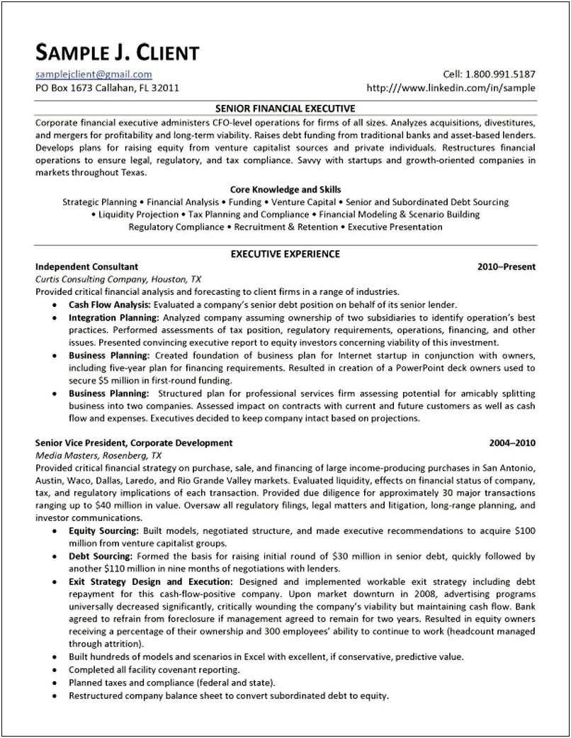 Oil And Gas Business Analyst Resume Sample