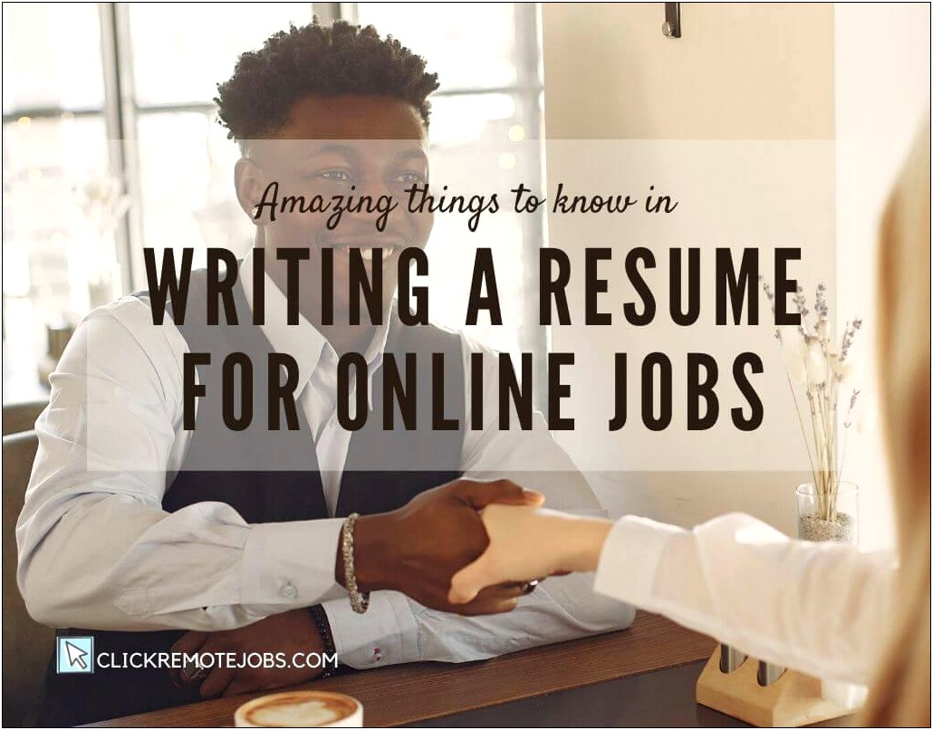 Online Jobs For Putting On Resume