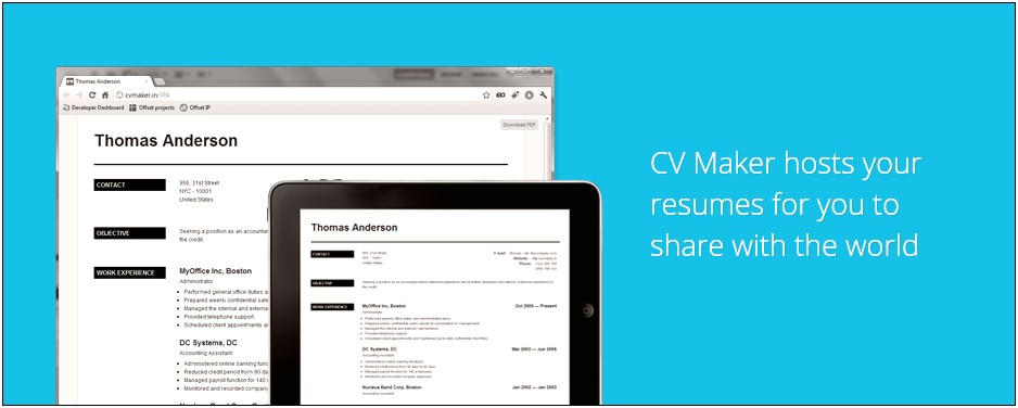Online Resume Maker Free With Photo