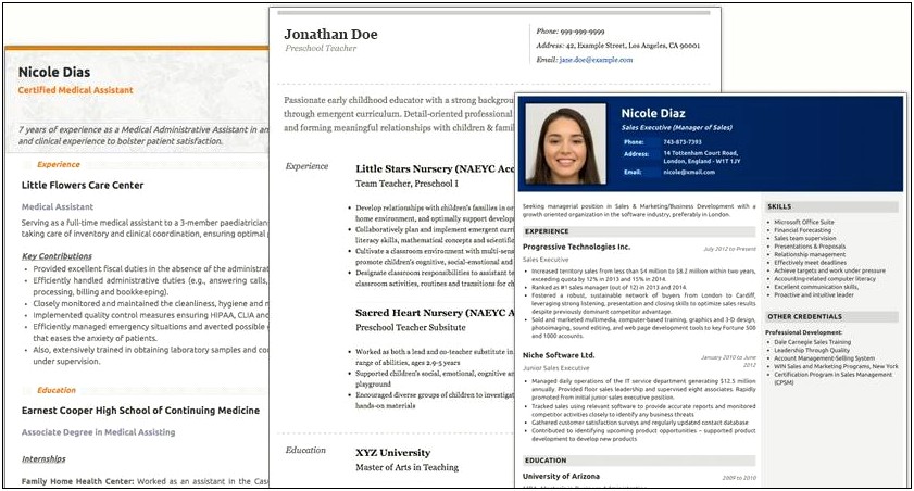 Online Resume Maker That Is The Best