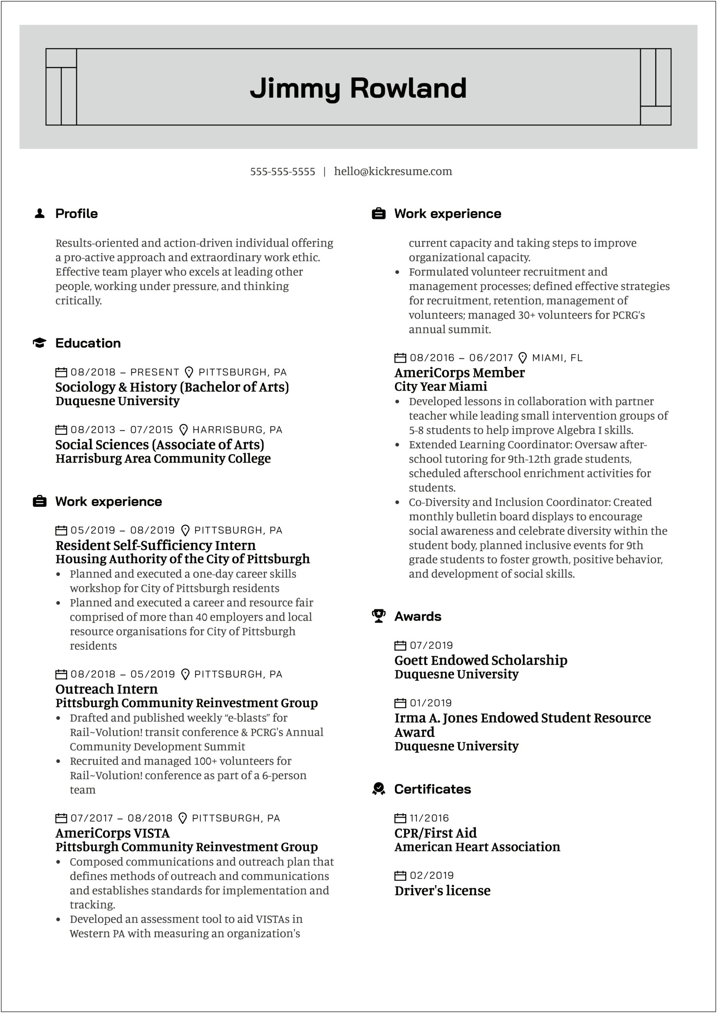 Outreach And Communications Coordinator Sample Resume