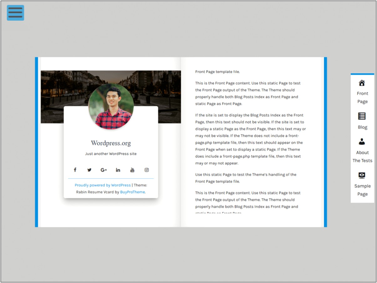 Patrick Personal Vcard Resume Cv Template Nulled