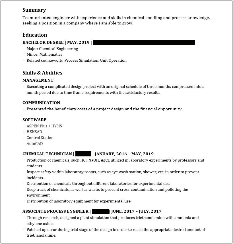 Period Or No Period In Summary On Resume