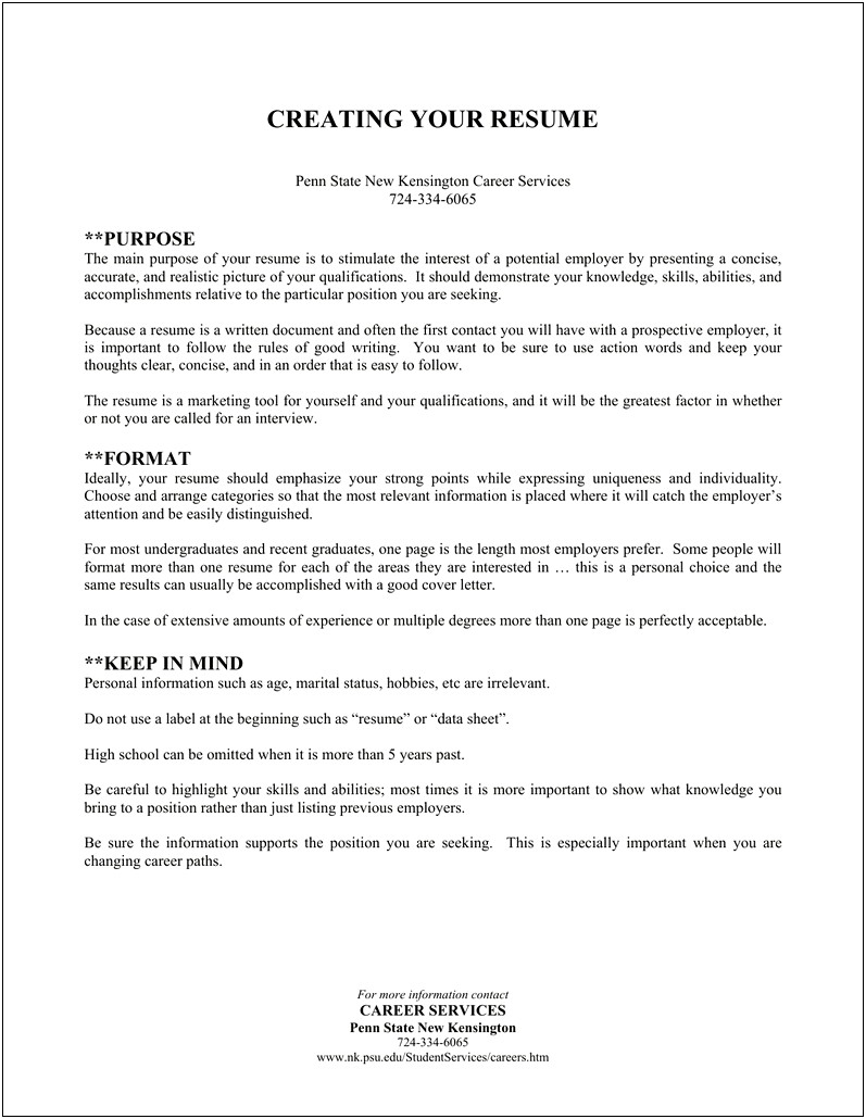 Pertinent Knowledge And Skills In Resume