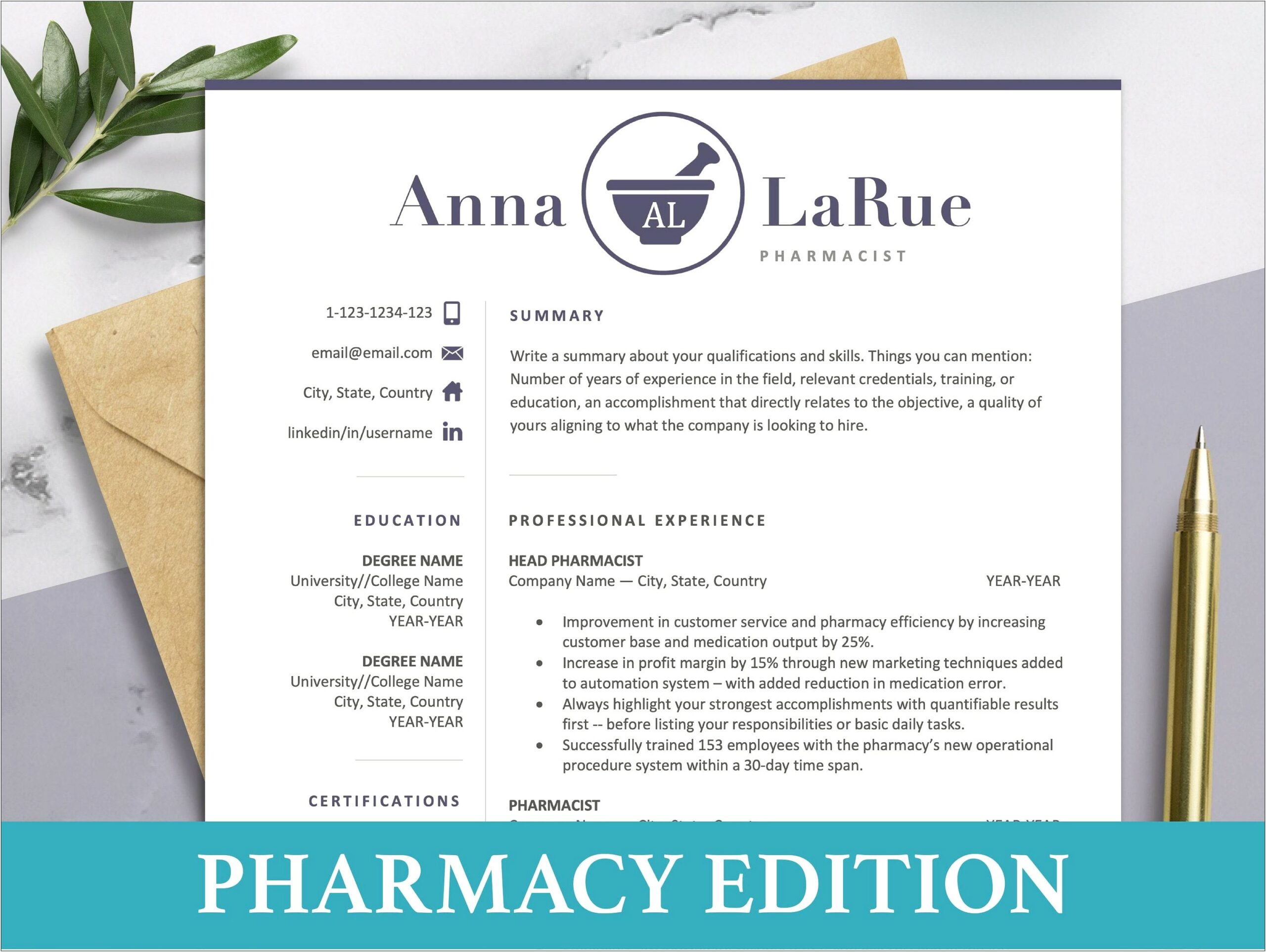 Pharmacy Tech Resume Cover Letter Samples