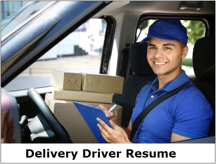 Pizza Hut Delivery Driver Resume Sample