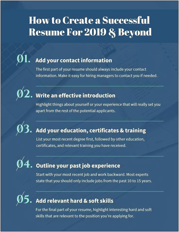 Prior Relevant Work Experience On Resume Examples