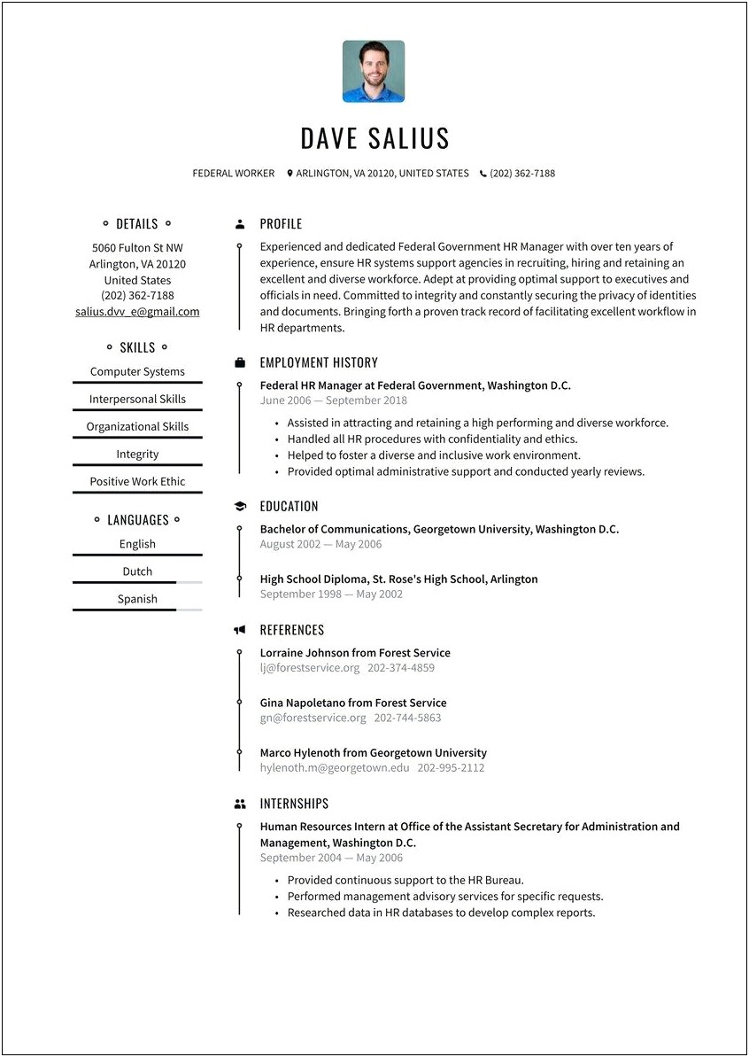 Problem Solving Examples For Federal Resumes