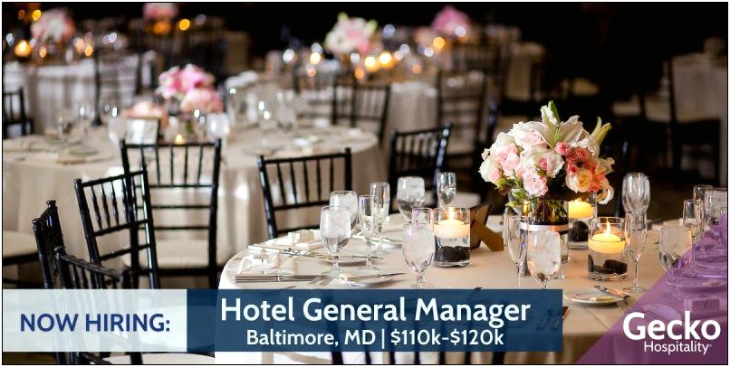 Professional Restaurant General Manager Resume Writer In Baltimore