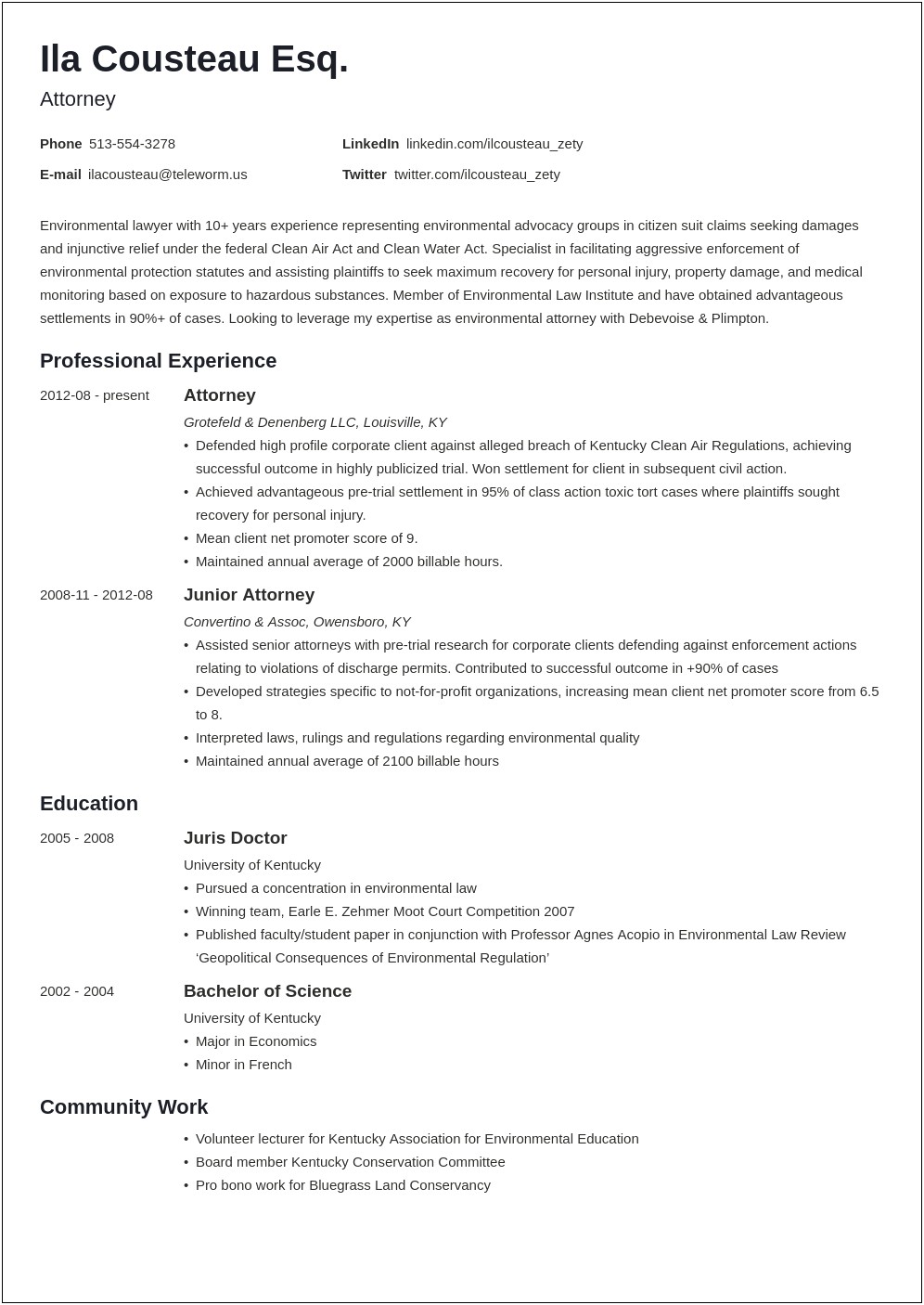 Professional Summary For Criminal Justice Resume
