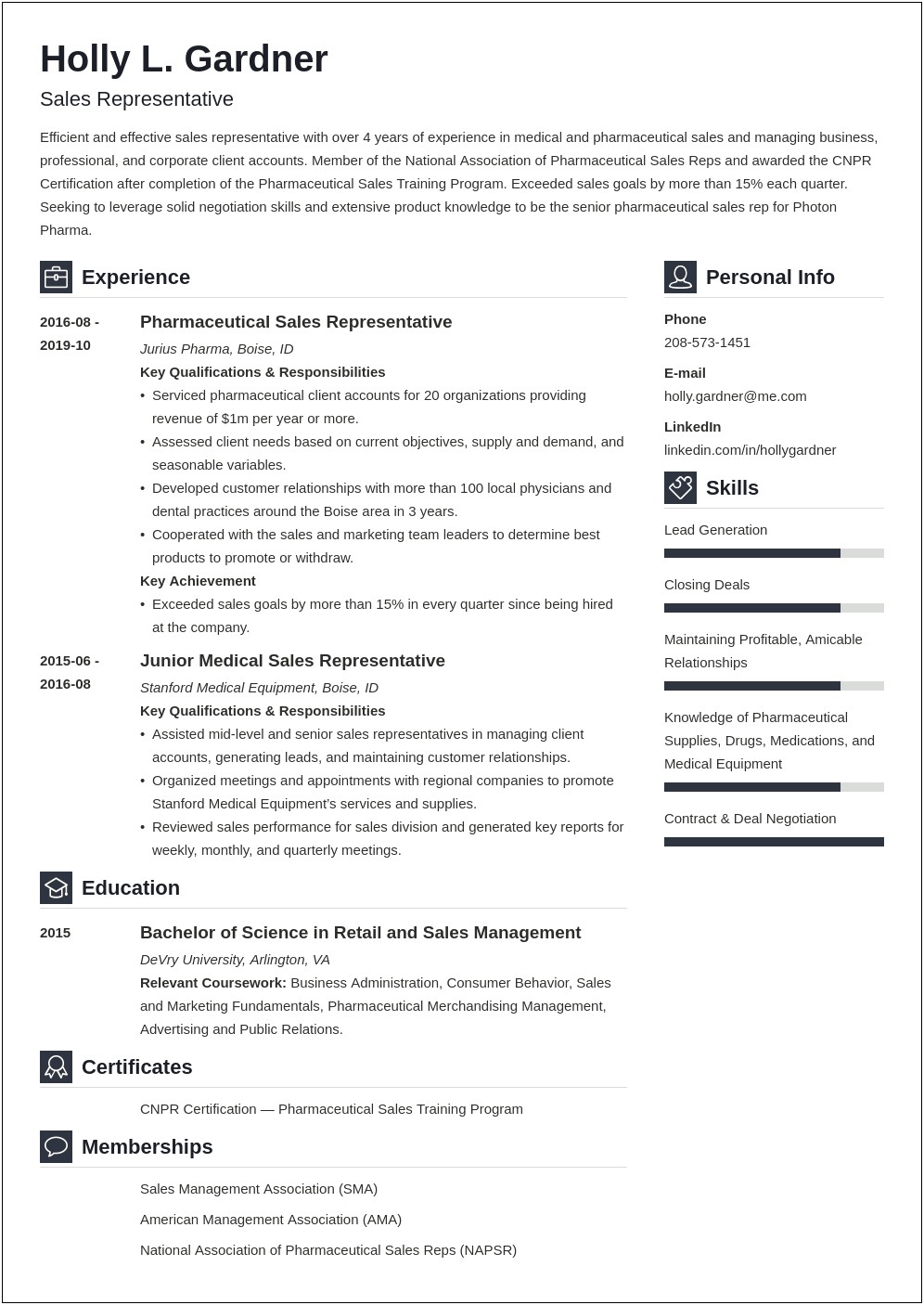 Professional Summary For Resume Examples Entry Level Sales