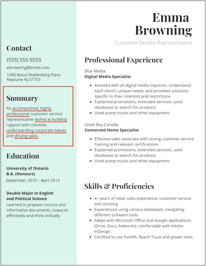 Professional Words To Use In A Resume