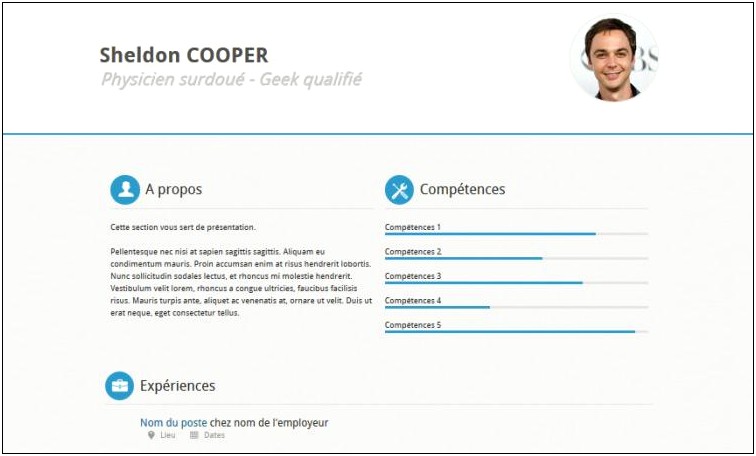 Profil Personal Vcard Resume Html Template Free Download