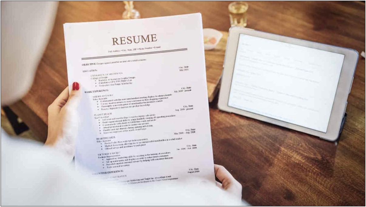 Put On Address On Employers Resume