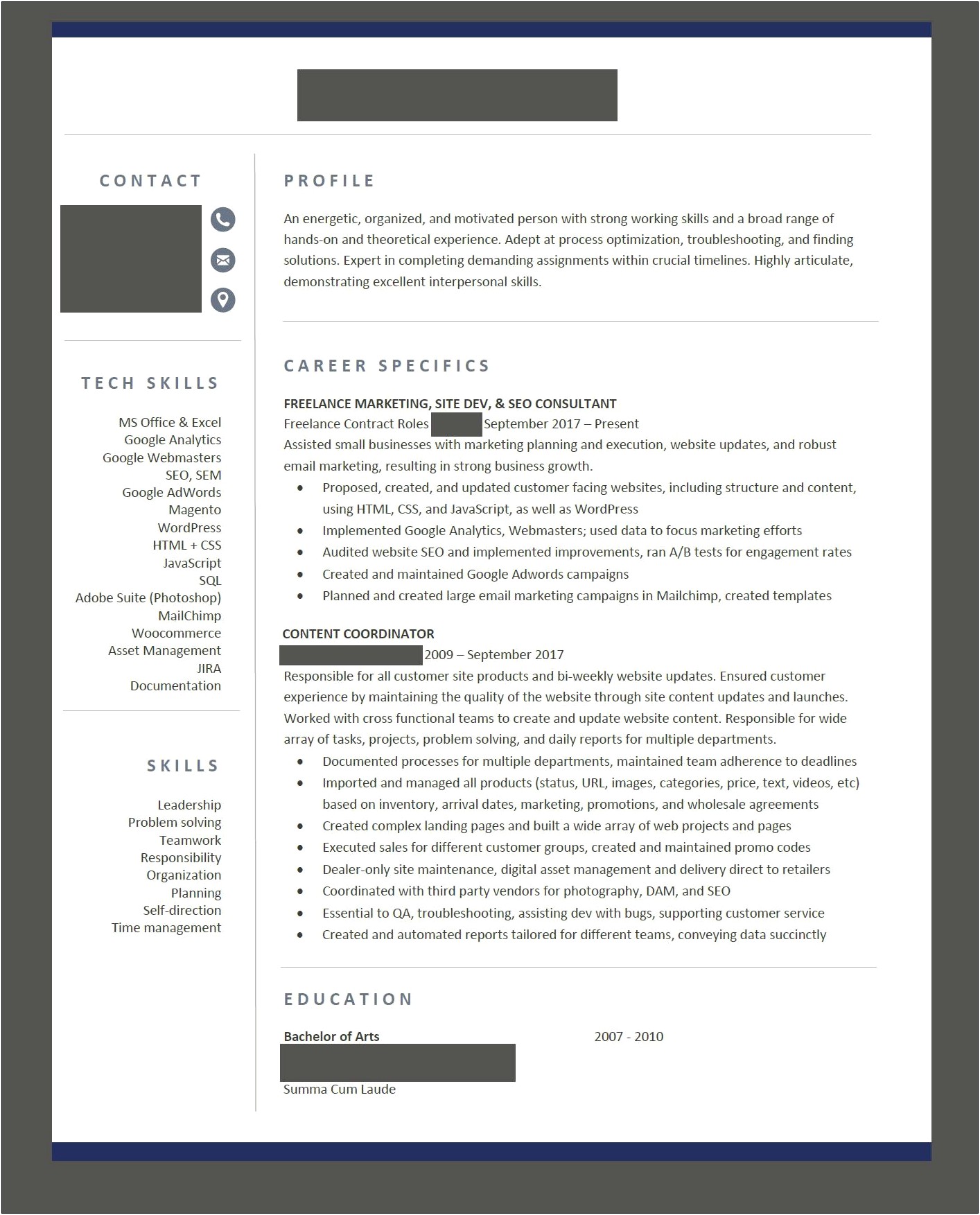 Putting Part Time Work On Resume