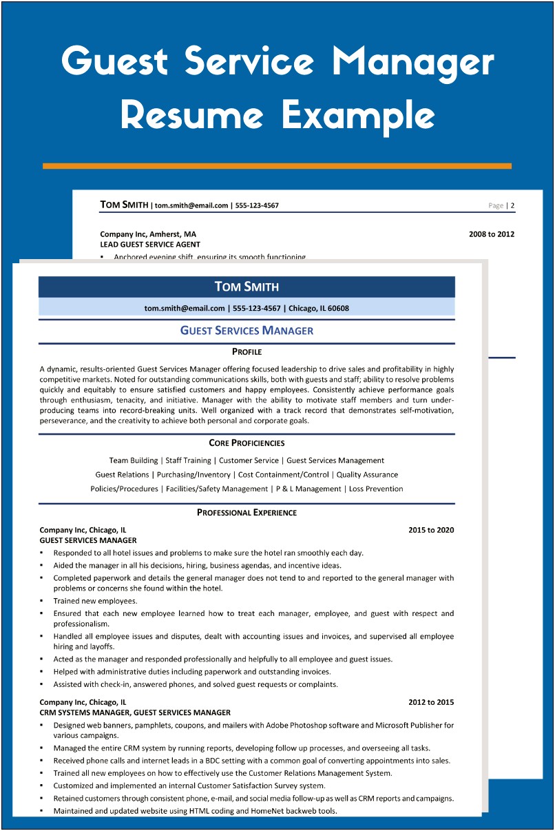 Quality Assurance Manager Resume Profile Summary