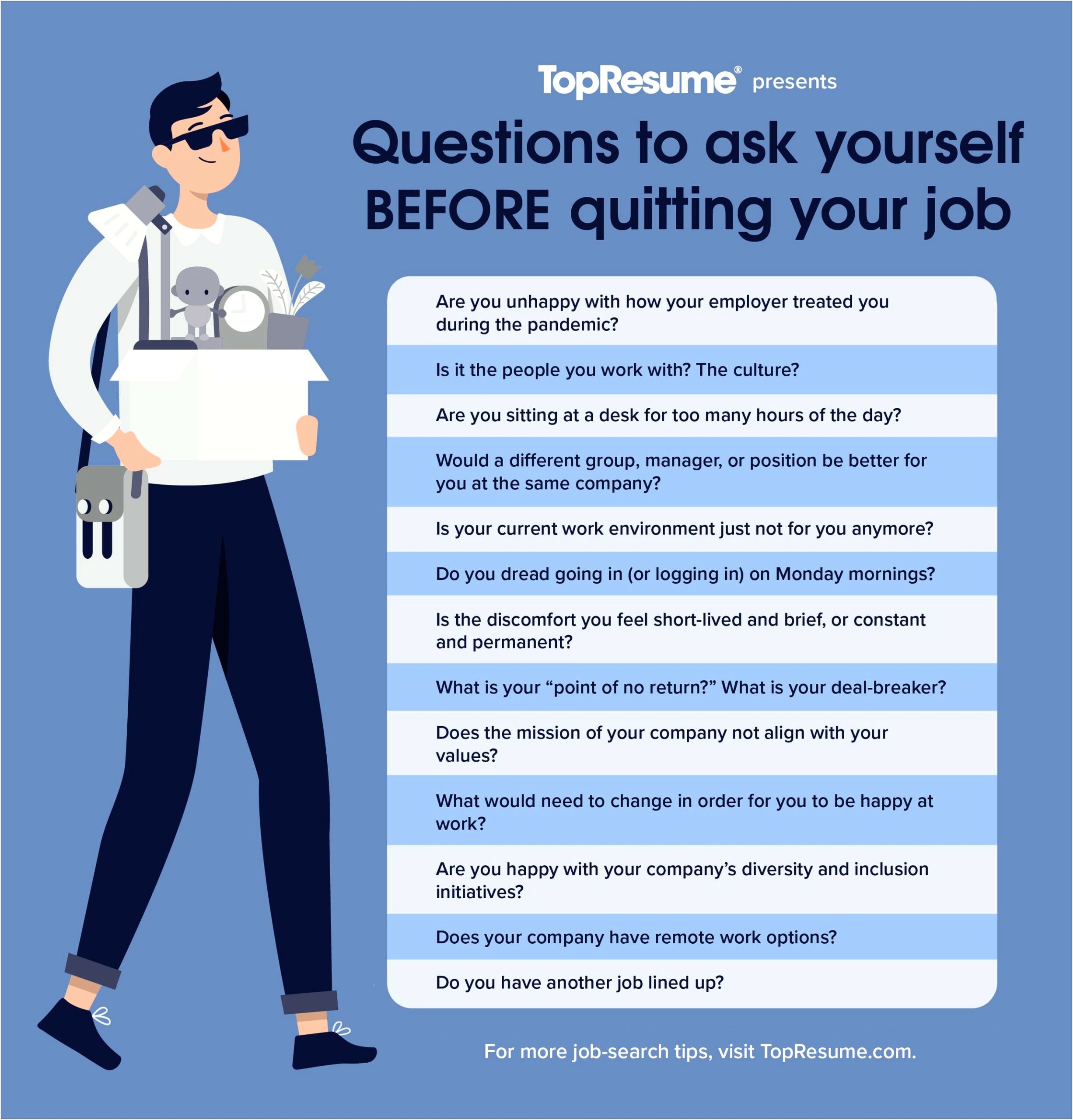 Reasons For Quitting A Job On A Resume