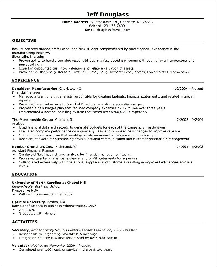 Resume 2 Current Jobs Which Put First