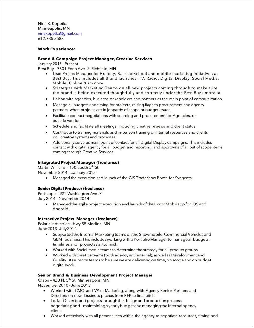 Resume And Cover Letter Tips Umuc